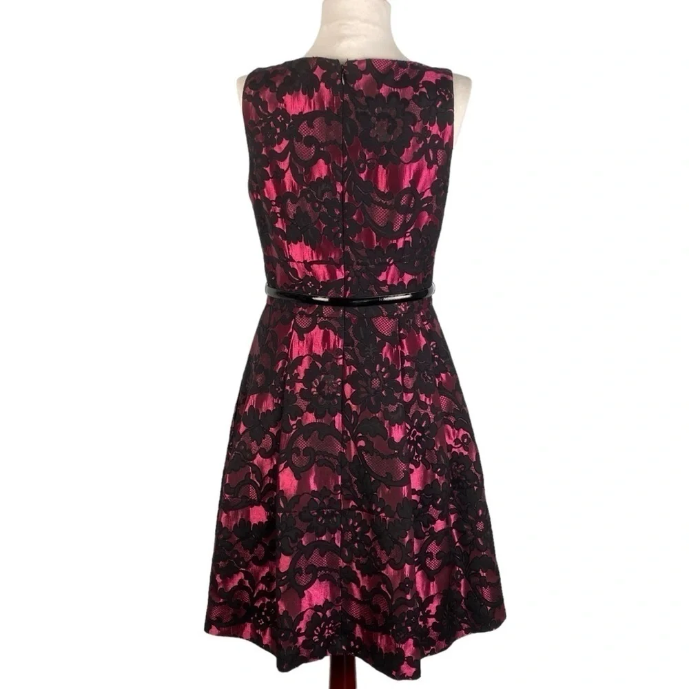 Eliza J Fit and Flare Lace Overlay Dress size 6 - Picture 9 of 11